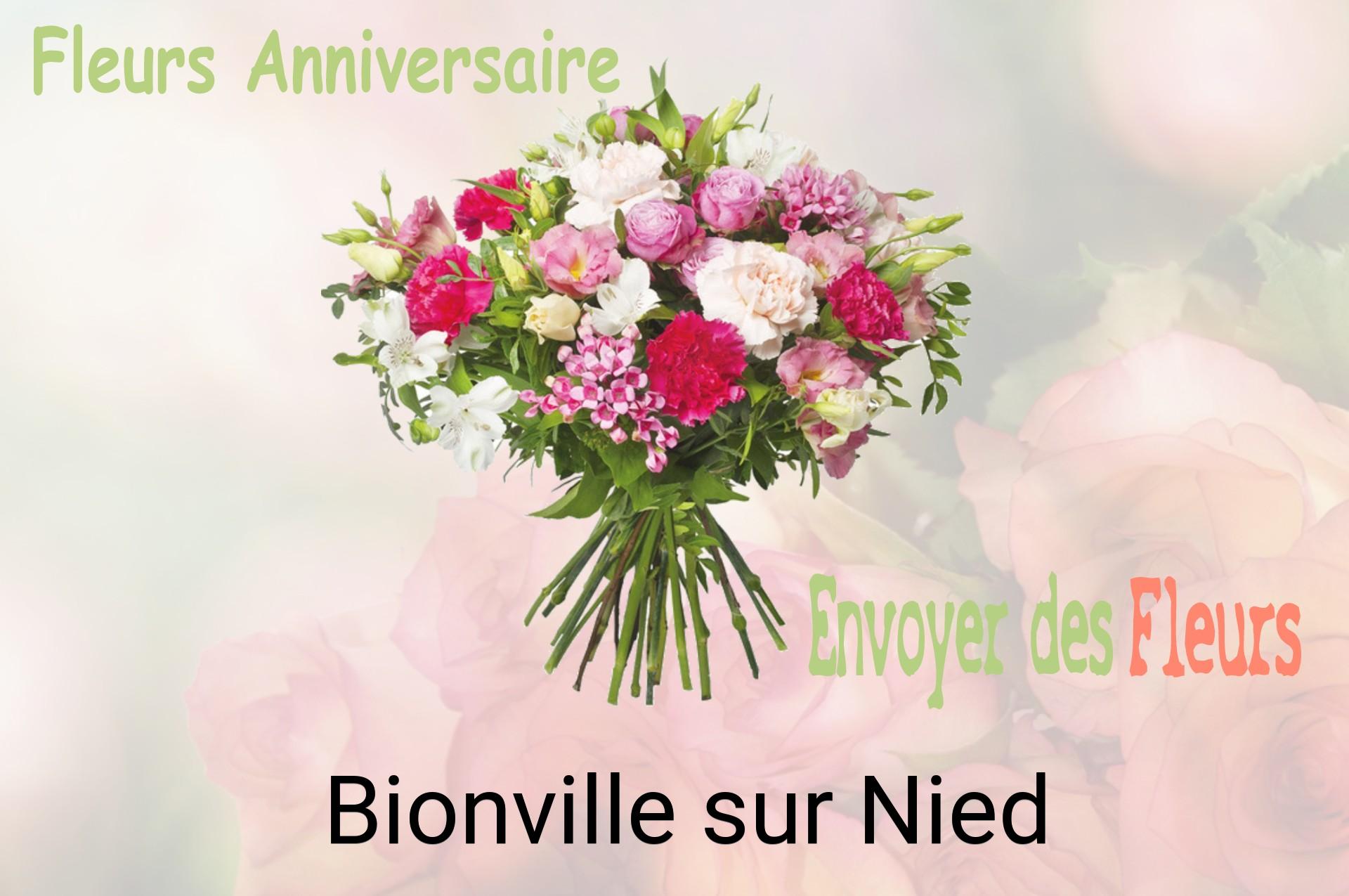 Bouquet de fleurs d’anniversaire livré à Bionville-sur-Nied