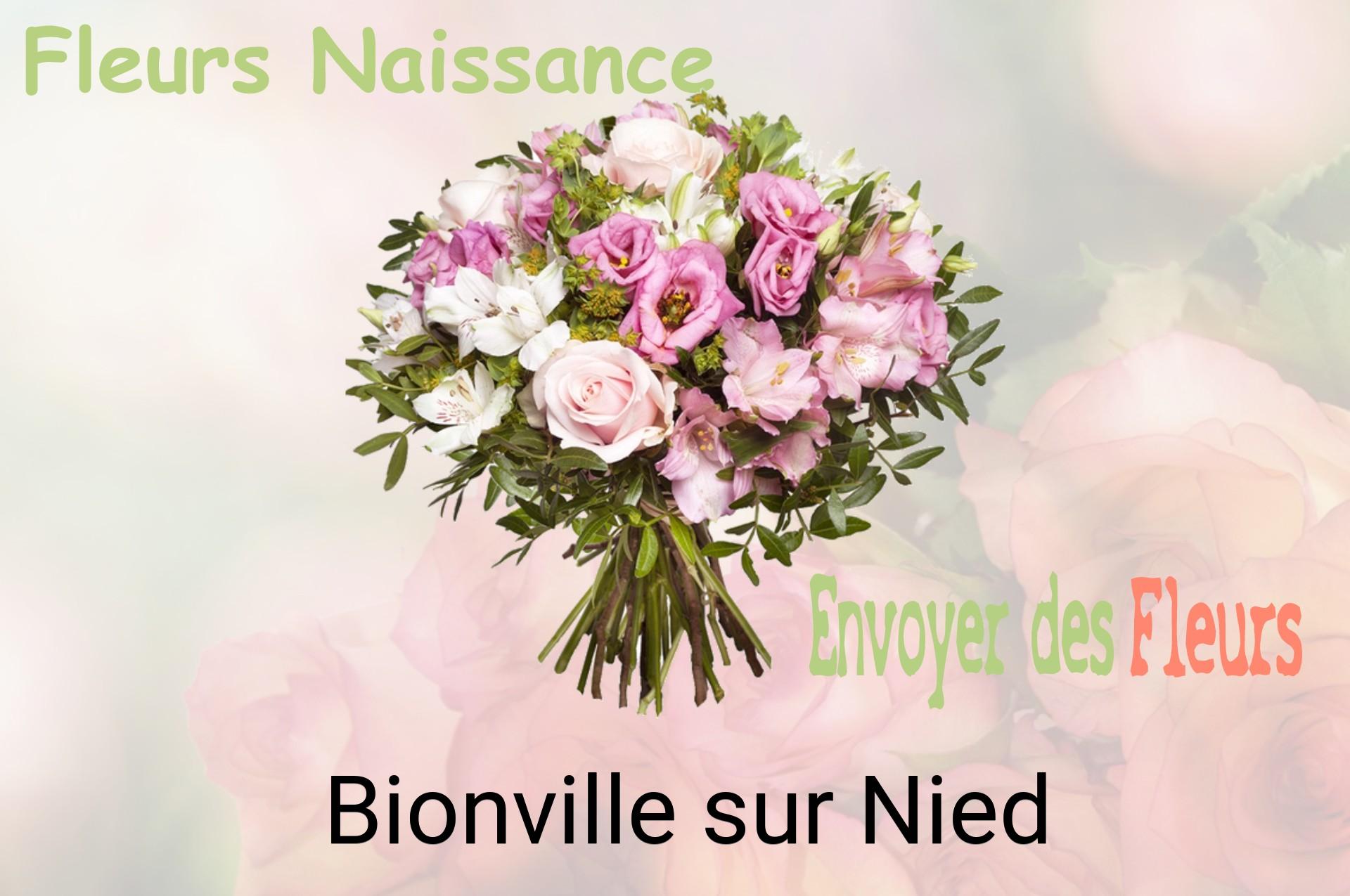 Bouquet de fleurs de naissance livré à Bionville-sur-Nied