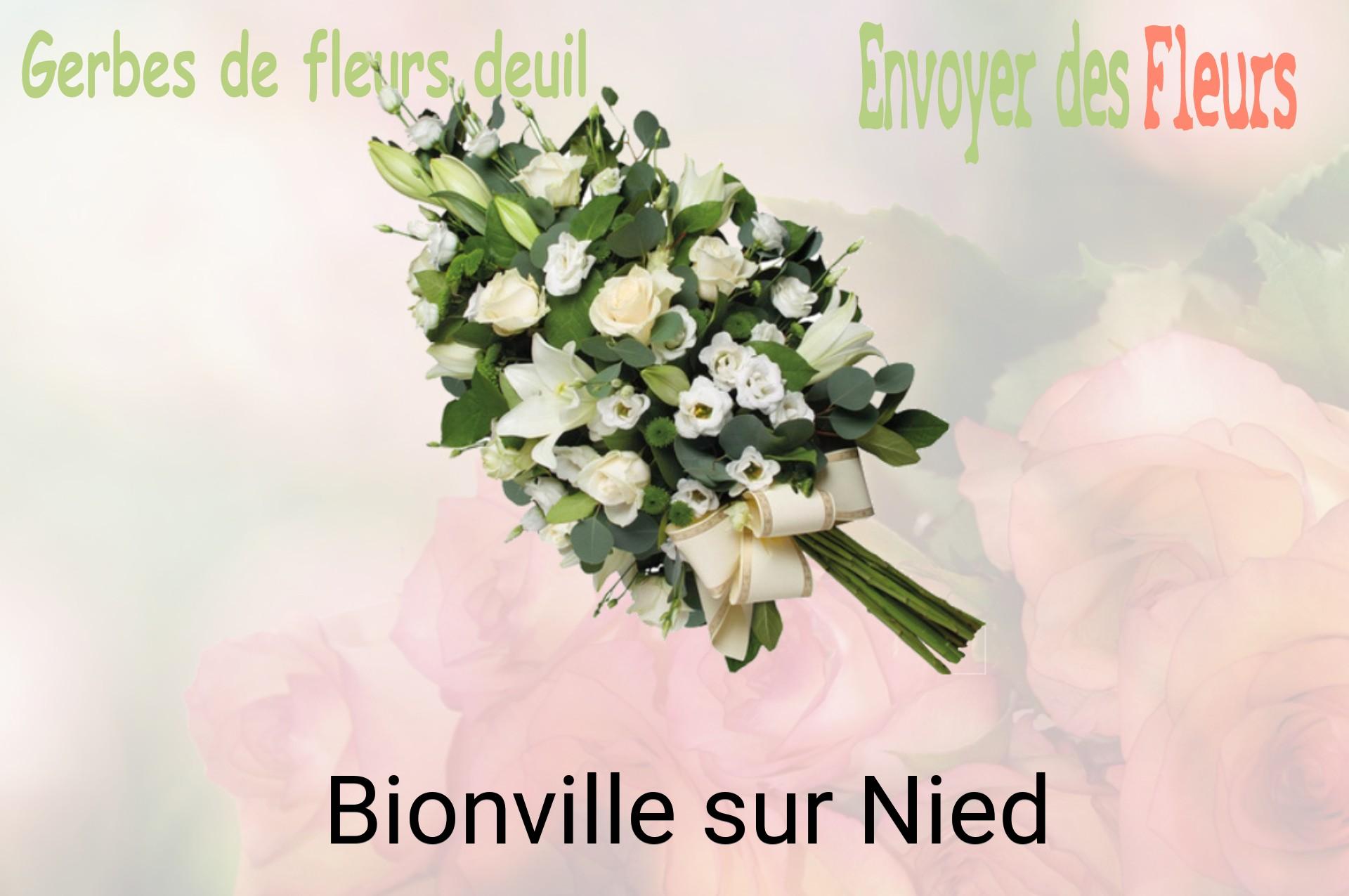 Gerbe de fleurs de deuil livrée à Bionville-sur-Nied